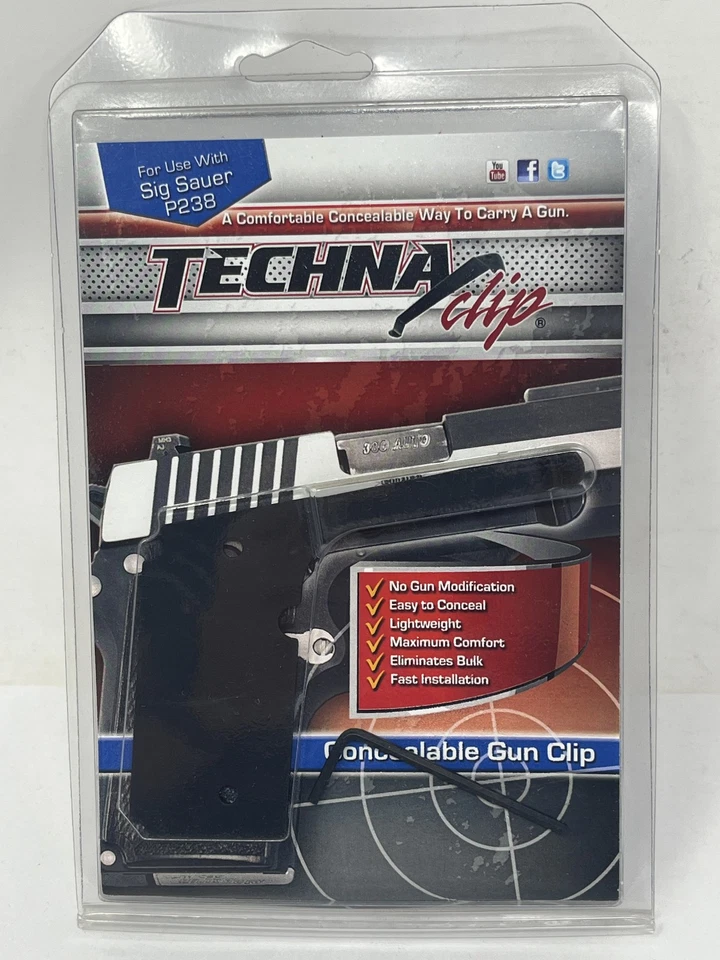 CLIP TECHNA - PARA SIG SAUER P238 Foto 1 de 1