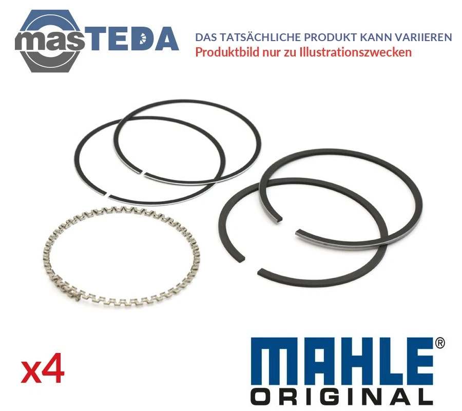 033 16 N2 KOLBENRINGE SATZ MAHLE ORIGINAL 4PCS 0.50MM FÜR AUDI (FAW) A6 1.8 - Image 1 of 4