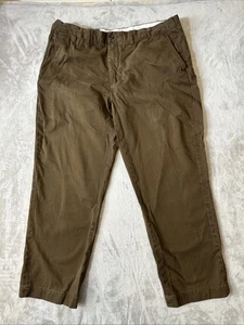 Ralph Lauren Preston Pantalone Uomo 38x30 Marrone 100% Cotone Chino Casual - Foto 1 di 8