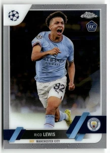 2022-23 Topps Chrome UEFA Club Competitions #163 Rico Lewis RC! - Picture 1 of 2