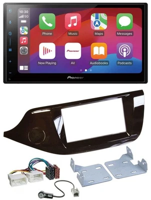 Pioneer DAB USB MP3 Bluetooth 2DIN Autoradio für Kia Ceed ab 12 glänzend - Bild 1 von 4