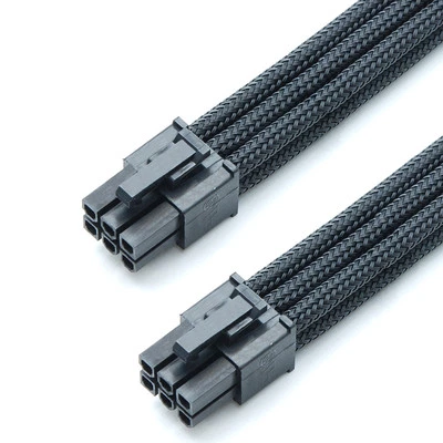 6pin to 6pin pcie GPU Video Card Cable Asus G20 ROG Power Supply 30cm Shakmods - Image 1 of 2