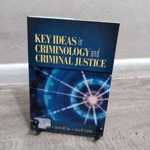 Key Ideas in Criminology and Criminal Justice - Paperback - VERY GOOD - Imagen 1 de 2