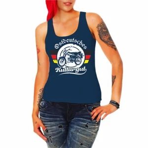Damen Tank Top DDR Farben Ostdeutsches Kulturgut Ossi osten Simson Enduro - Bild 1 von 4