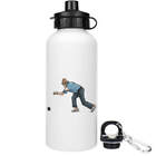 'Man Playing Lawn Bowls' Reusable Water Bottles (WT035952)