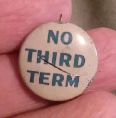 Botón Pinback Wendell Wilkie Presidencial Anti-FDR 1940 Político Anti-FDR De Colección EE. UU. Foto 1 de 4