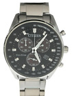 Citizen Eco-Drive Chronograph 10Bar Stainless Silver Analog Men's Watch Preowned