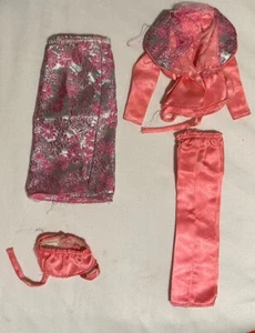 Vintage Barbie 1974 Dmg #7841 Pink Party Separates Outfit HTF 4/5 Set *READ* - Picture 1 of 9