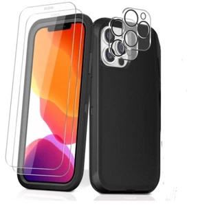 Heavy Duty Hard Case for iPhone 11 Pro Max 6.5" 2 Screen & Camera Lens Protector - Picture 1 of 8