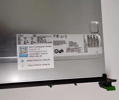 Fujitsu Primergy RX100 S7P Server Xeon E3-1220 V2, 3 x 1 TB HDD, 2 x 4GB RAM - Bild 1 von 3