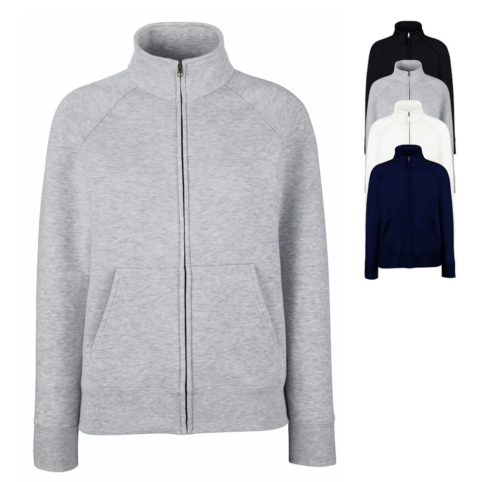 DAMEN SWEATJACKE - Ladies´ Premium Sweat Jacket - NEU Fruit of the Loom F442N - Bild 1 von 1