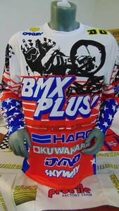 BMX BIKE JERSEY ALL SPONSORS DESIGN BMX JERSEY OLD SCHOOL 80'S BMX PLUS XL RAD - Picture 1 of 6