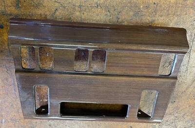 86-95 MERCEDES BENZ 300TE W124 SEDÁN VAGÓN TABLERO CENTRAL MOLDURA DE MADERA FABRICANTE DE EQUIPOS ORIGINALES 5 orificios Foto 1 de 4