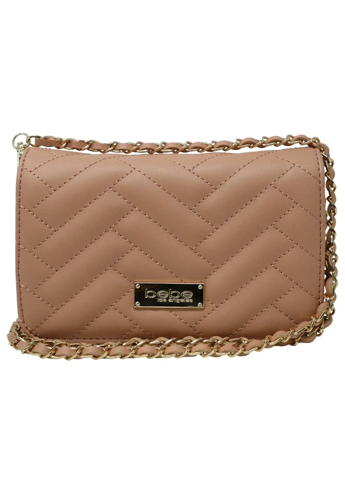 Bebe Sophia Mini Brown Crossbody Purse L83504