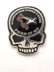 NAVY VAQ-133 WIZARDS 2" CHALLENGE COIN - Picture 1 of 4