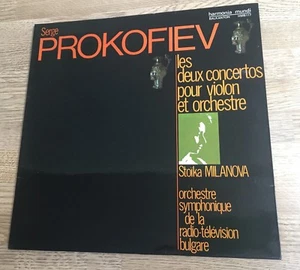 LP Prokofiev Stoïka Milanova Les deux concertos pour violon et ochestre EXC+  * - Picture 1 of 3