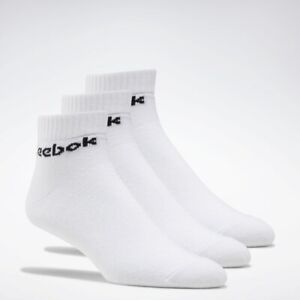 Reebok Sport Active Core Crew Ankle Sock 3 Pairs Unisex Socks Mens Ladies