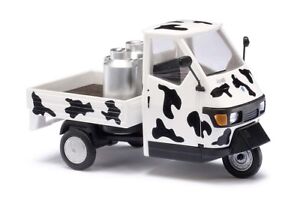 Busch 60004 - 1/43 piaggio ape 50 M With Cow Patch - New