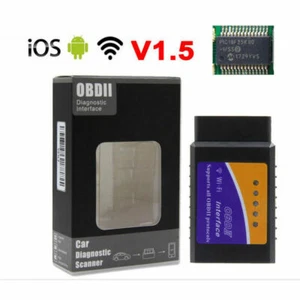 ELM327 V1.5 Wifi OBD2 scanner v1.5 Elm 327 PIC18F25K80 OBD2 Auto Diagnostic Tool - Picture 1 of 6