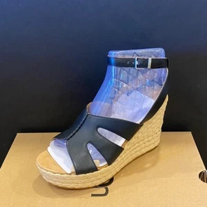 Sandali Ugg Careena zeppe neri scarpe tacchi décolleté multi taglia NUOVI - Foto 1 di 4