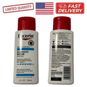 NEW Eucerin Intensive Repair Rich Lotion Moisturize Dry Rough Skin, 5 oz - Picture 1 of 4
