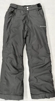 Dare 2b Snow Pants Youth L Black Ski Adjustable Zip Pockets Girls Boys Winter - Image 1 of 4