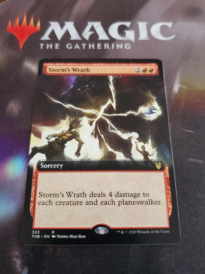 Mtg. Storm's Wrath. Extended Art. Theros: Beyond Death. Nm - Image 1 of 1