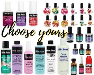 Mia Secret Nail Prep&Finishing-Primer/Nail Glue/Gel Cleanser/CUTICLE OIL- CHOOSE - Picture 1 of 102