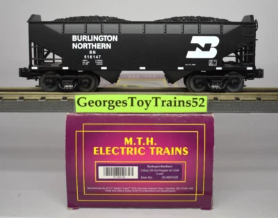 MTH PREM 3-RL O #516147 BN BURLINGTON NORTHERN 21BAY OFFSET HOPPER 20-90014D NIB - Image 1 of 4