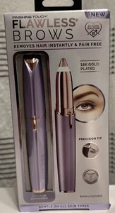 Finishing Touch Flawless Brows 18K GOLD PLATED, Never Opened! Precision Trim - Picture 1 of 11
