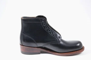 Botas Julian, Bedford, Horween CHRXL NEGRO, suela de cuero, hechas a mano - Imagen 1 de 6