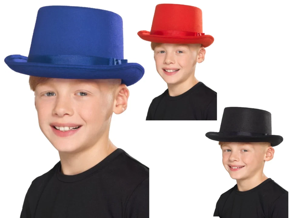 Vittoriano Top Cappello Bambini Showman Circo Costume Accessorio - Immagine 1 di 1