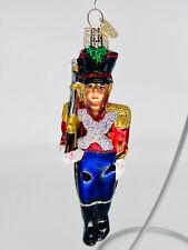 Old World Christmas TOY SOLDIER Glass Ornament
