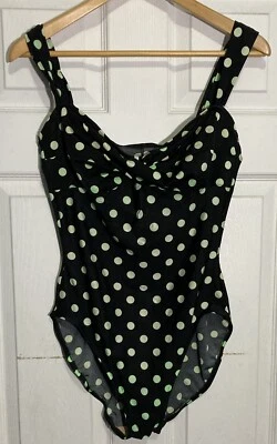 La Blanca One Piece Swimsuit Polka Dot size 16 - Image 1 of 4