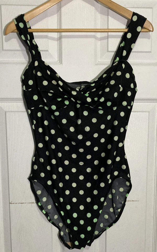 La Blanca One Piece Swimsuit Polka Dot size 16 - Image 1 of 4