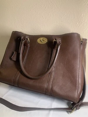 Cartera Charlie marrón imitación cuero grande Foto 1 de 4