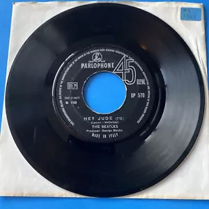 Beatles - Hey Jude - Export Italy - DP 570 - PARLOPHONE 45 Single BIEM VG- - Picture 1 of 12