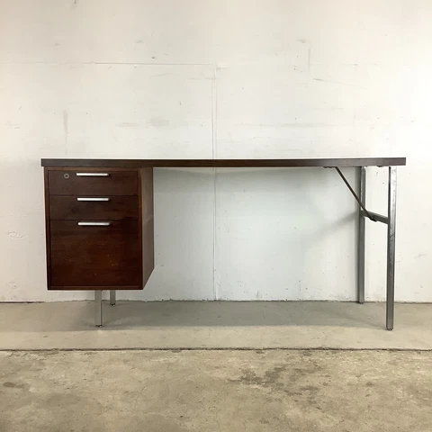Versatile Mid-Century Modern Writing Desk Cover