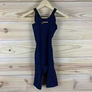 FINIS Competive Fina AJ Open Back Technical Racing Swim Suit Blue 20 - Picture 1 of 16