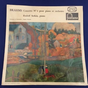 CLASSICAL LP-Brahms-CONCERTO-Rudolf Serkin-FONTANA France 1956 Original 12'' - Foto 1 di 6