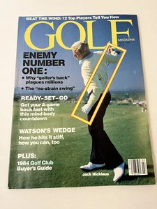 GOLF MAGAZINE MARCH 1984 14150 VOL. 26 No. 3 ENEMY NUMBER ONE JACK NICKLAUS - Picture 1 of 16