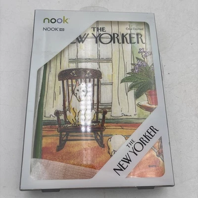 Nook HD Protective Cover 7” Nook The New Yorker Dog Reading  - Image 1 of 4