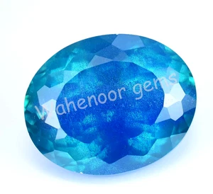 Flawless Natural Teal Sapphire 29.25 Ct Oval CERTIFIED Stunning  Gemstone - Picture 1 of 6