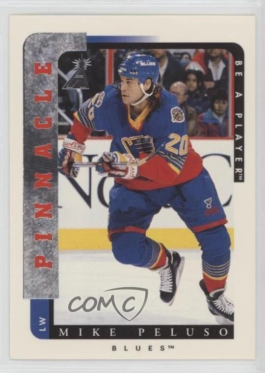 1996-97 Pinnacle Be A Player Mike Peluso #136 - Image 1 of 2