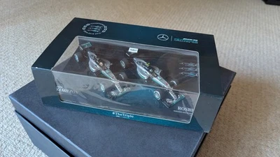 Mercedes AMG Petronas F1 2016 W07 1:43 Double Set *RARE* - Image 1 of 4