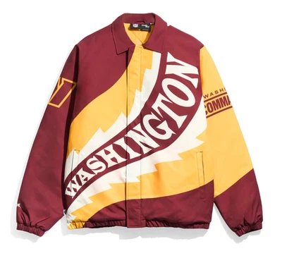 Chaqueta acolchada acolchada con cremallera completa Chalk Line Washington Commanders hoja de sierra talla M Foto 1 de 4