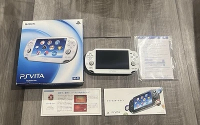 SONY PS Vita PCH-1000 Cristal Blanco CIB/Sin Cargador JP Importación Región Libre Probado Foto 1 de 4