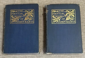 The Poetical Works Of John Keats 1902 Vol I&II 3rd Edition W/Newspaper Clipping - Picture 1 of 9