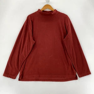 Magellan Men’s Sweatshirt Size X-Large Red Mock Neck Long Sleeve Pullover - Picture 1 of 9