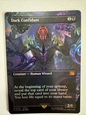 Dark Confidant Borderless (NM Foil) FIN-0334 Mythic MTG - Image 1 of 2
